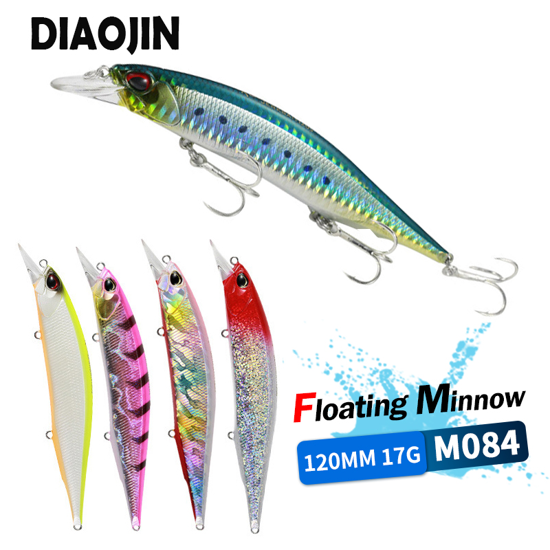 Fishing Lure Jerkbait - السحر العائم لأسماك البلمة ، طُعم