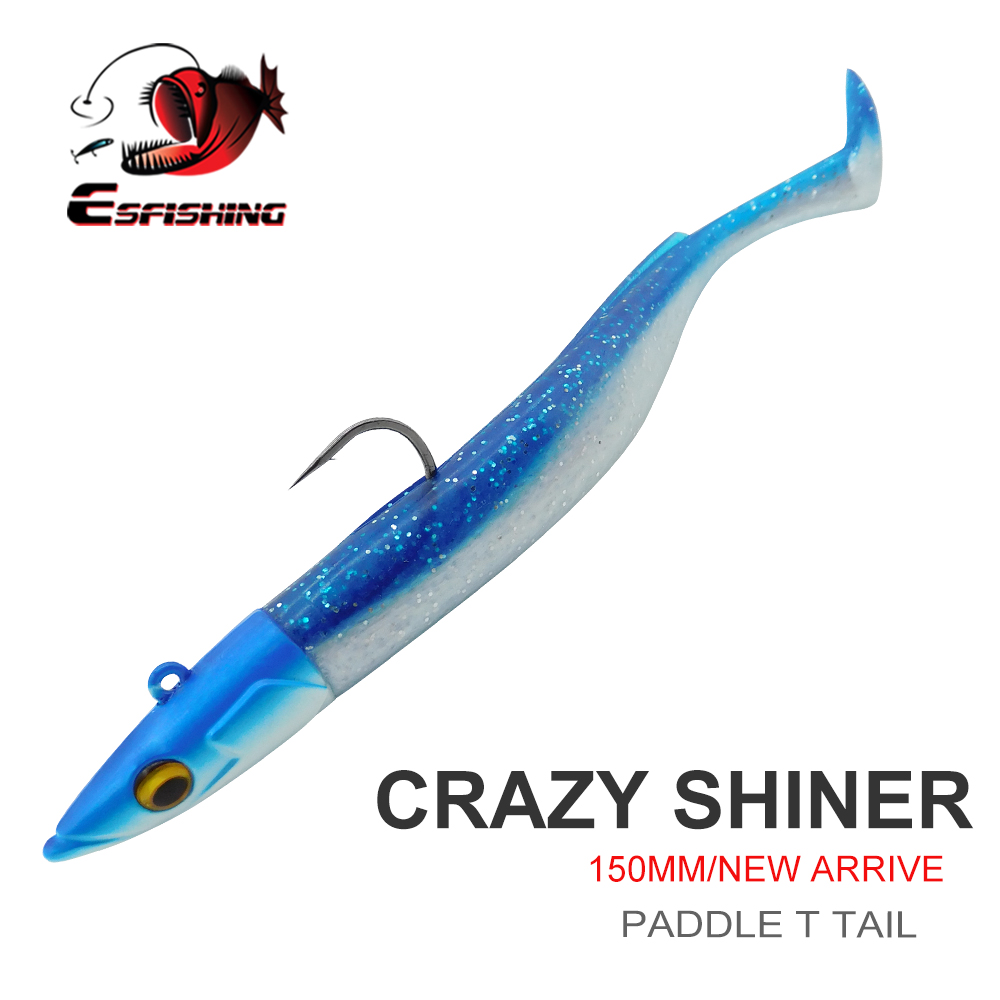 Fishing Lure Spinnerbait - ESFISHING طعوم صيد ناعمة Leurre Souple
