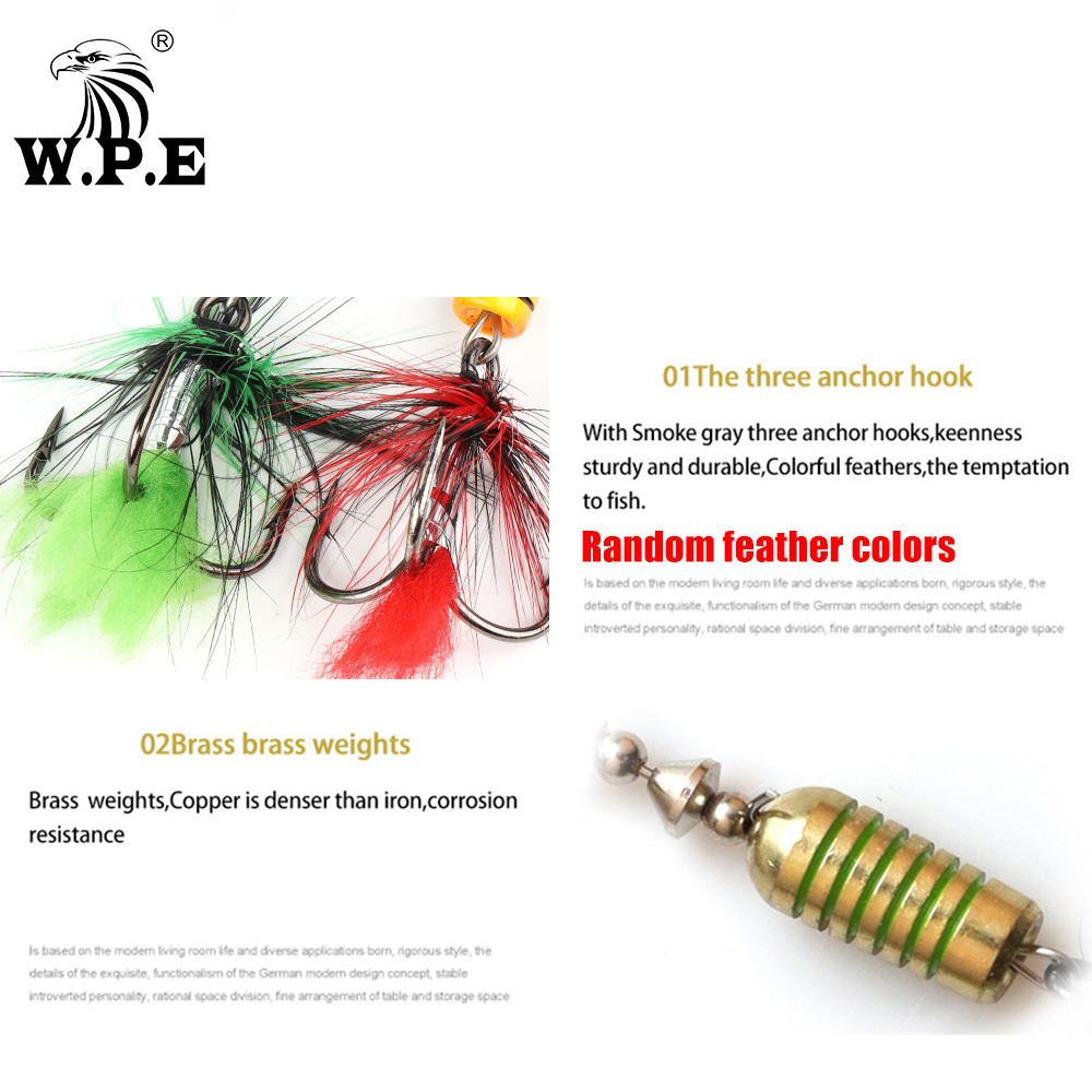 W.P.E كومودو سبينر إغراء 2 قطع - مراجعة Fishing Lure Spinnerbait وسعره