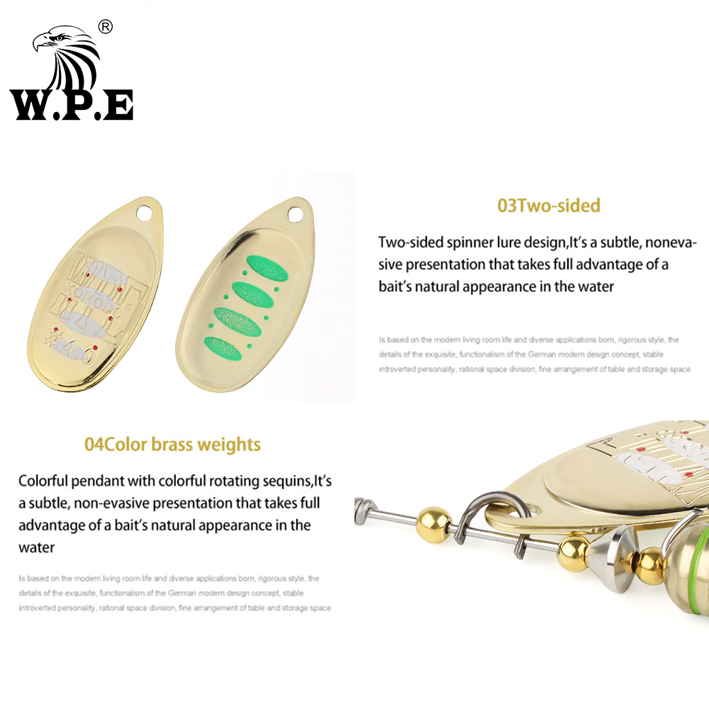 W.P.E كومودو سبينر إغراء 2 قطع - مراجعة Fishing Lure Spinnerbait وسعره