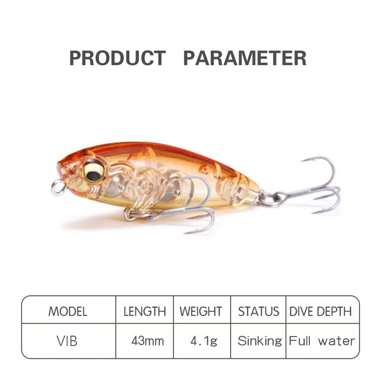 4.3 سنتيمتر 4.1 جرام الصيد إغر - مراجعة Fishing Lure Jerkbait وسعره