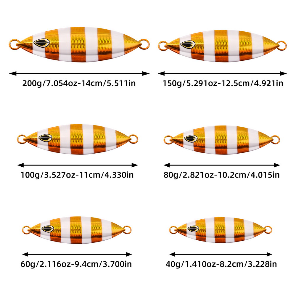 1 قطعة طعم صيد جيغ معدني بطيء  - مراجعة Fishing Lure Spoon وسعره