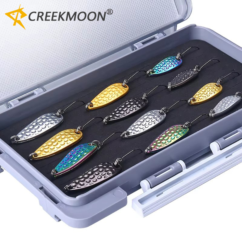 مجموعة من 12 قطعة من طُعم الصي - مراجعة Fishing Lure Spinnerbait وسعره