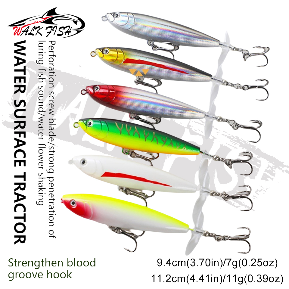 WALK FISH طُعم دوّار 7 جم/11 ج - مراجعة Fishing Lure Buzzbait وسعره