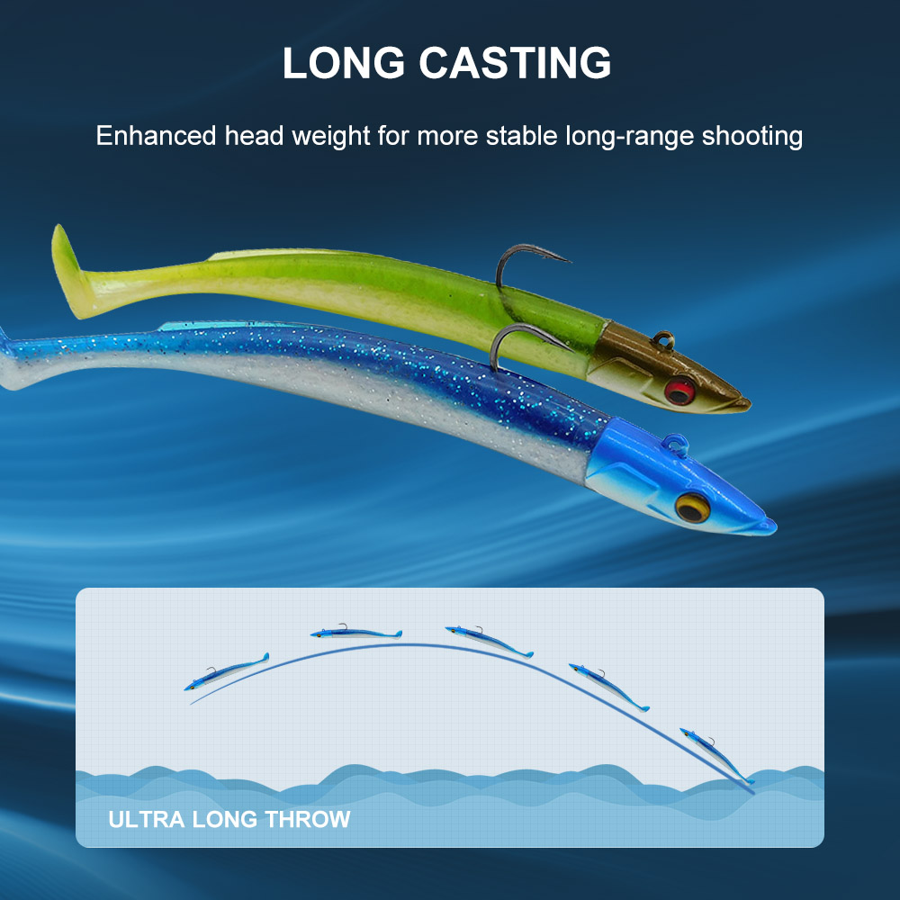 ESFISHING طعوم صيد ناعمة Leurr - مراجعة Fishing Lure Spinnerbait وسعره