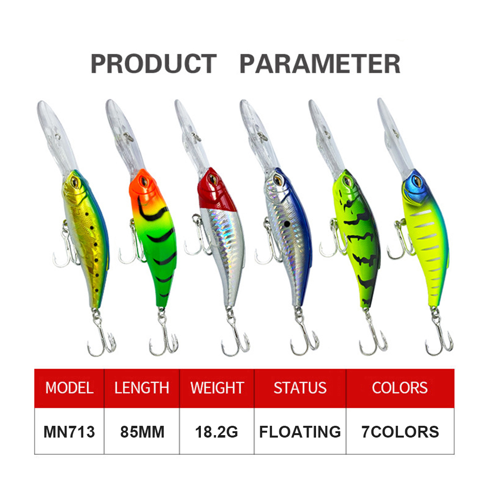 8.5 سنتيمتر 18.2 جرام الصيد ال - مراجعة Fishing Lure Jerkbait وسعره